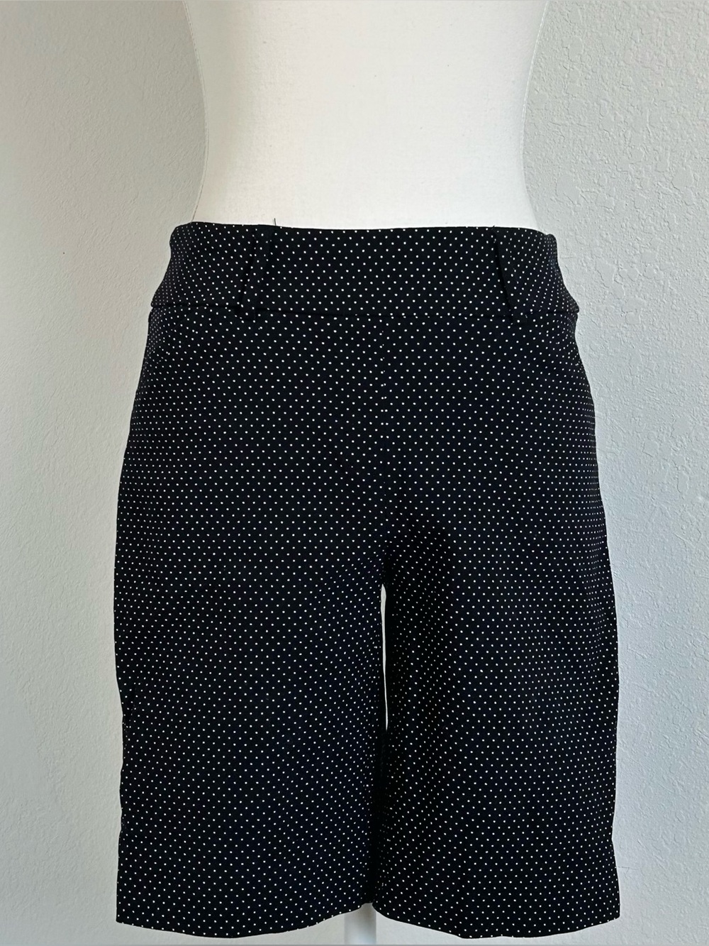 vintage y2k polka dot bermuda shorts